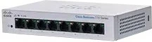 Stikalo Cisco CBS110, 8 vrat, Gigabit Ethernet, sivo