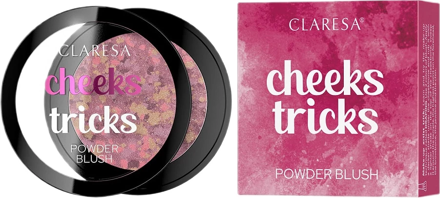 Rdečilo za lička, za ženske Claresa Cheeks Tricks 04 Mirage, 4 g