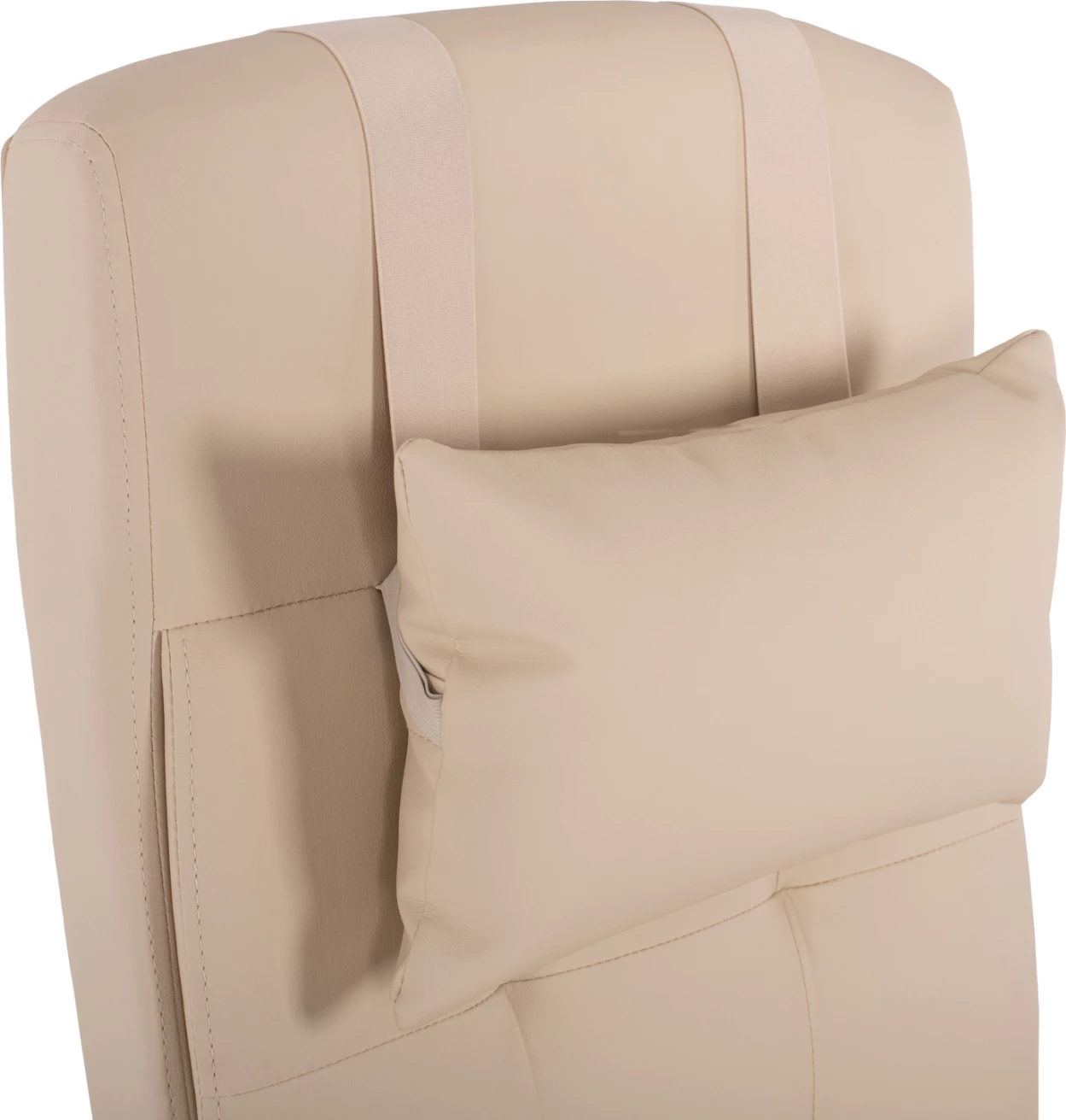 Izvršni pisarniški stol FH1057.12 bež z zložljivim naslonom za noge 58x71x128Hcm