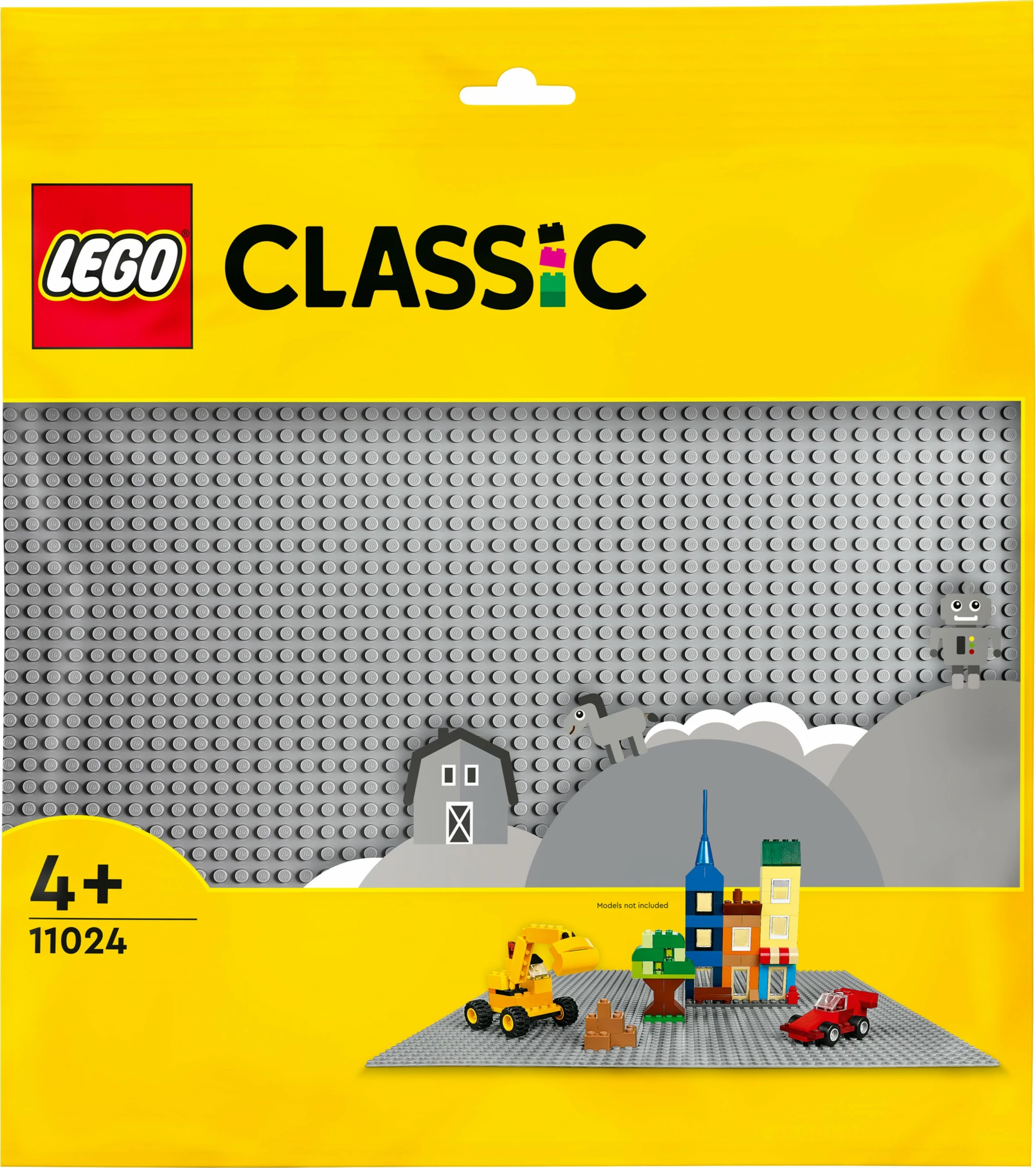Osnovna plošča za gradnjo 48x48 mest LEGO Classic siva, plastika, večbarvna