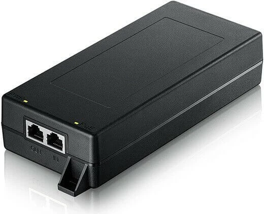 PoE++ injektor Zyxel POE12-90W-EU0101F, 2x10 Gbit/s, črn