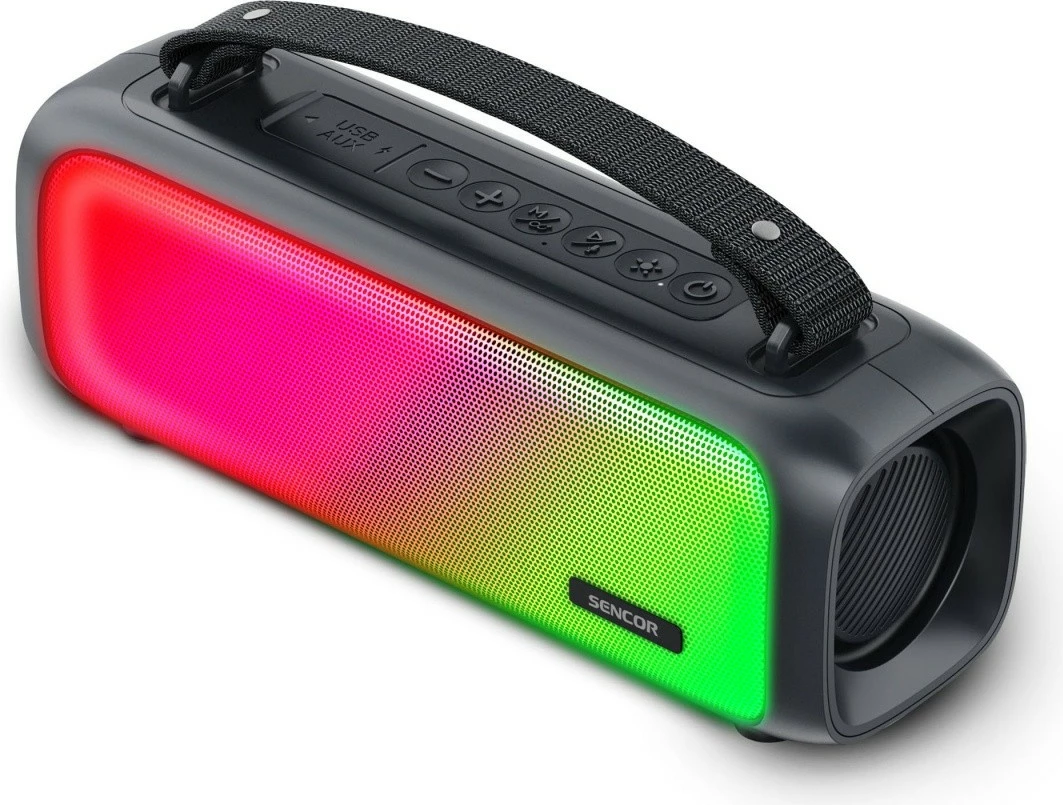 Bluetooth zvočnik Sencor SSS 3000 KIDS, 16 W, LED panel, črn