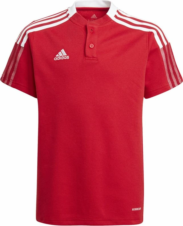 Polo majica Tiro 21 za otroke, adidas, rdeča