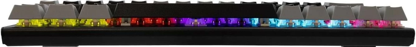 Mekanična igralna tipkovnica 65% White Shark Wakizashi-2, RGB, blue switch, črno-siva