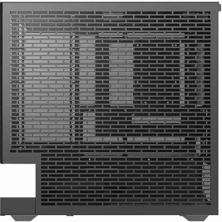 Računalniško ohišje Darkflash F1, midi tower M-ATX/ITX, kaljeno steklo, 6 ventilatorjev ARGB, črno, komplet