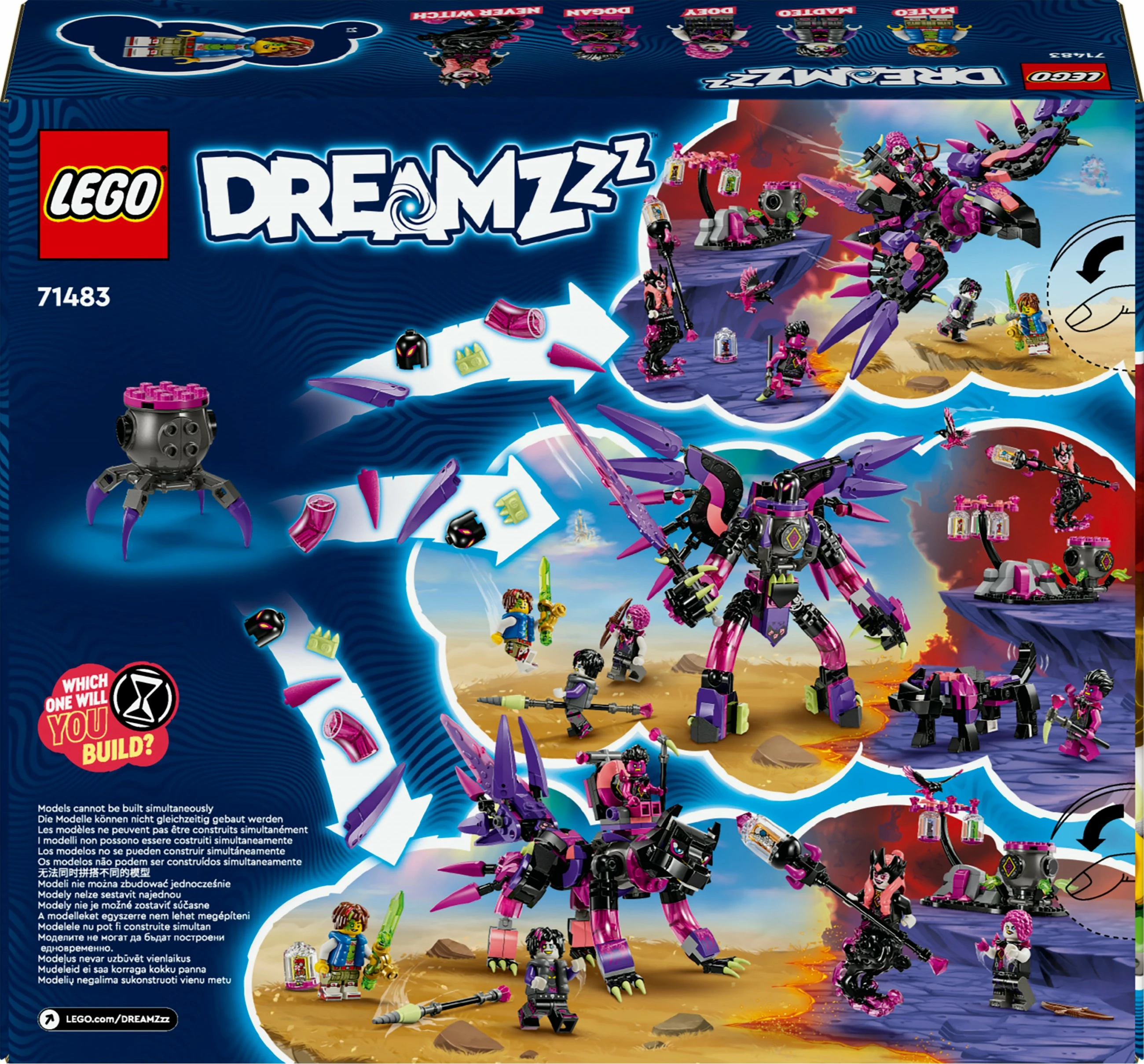 Gradbeni komplet LEGO DREAMZzz 71483, 457 kosov, večbarven