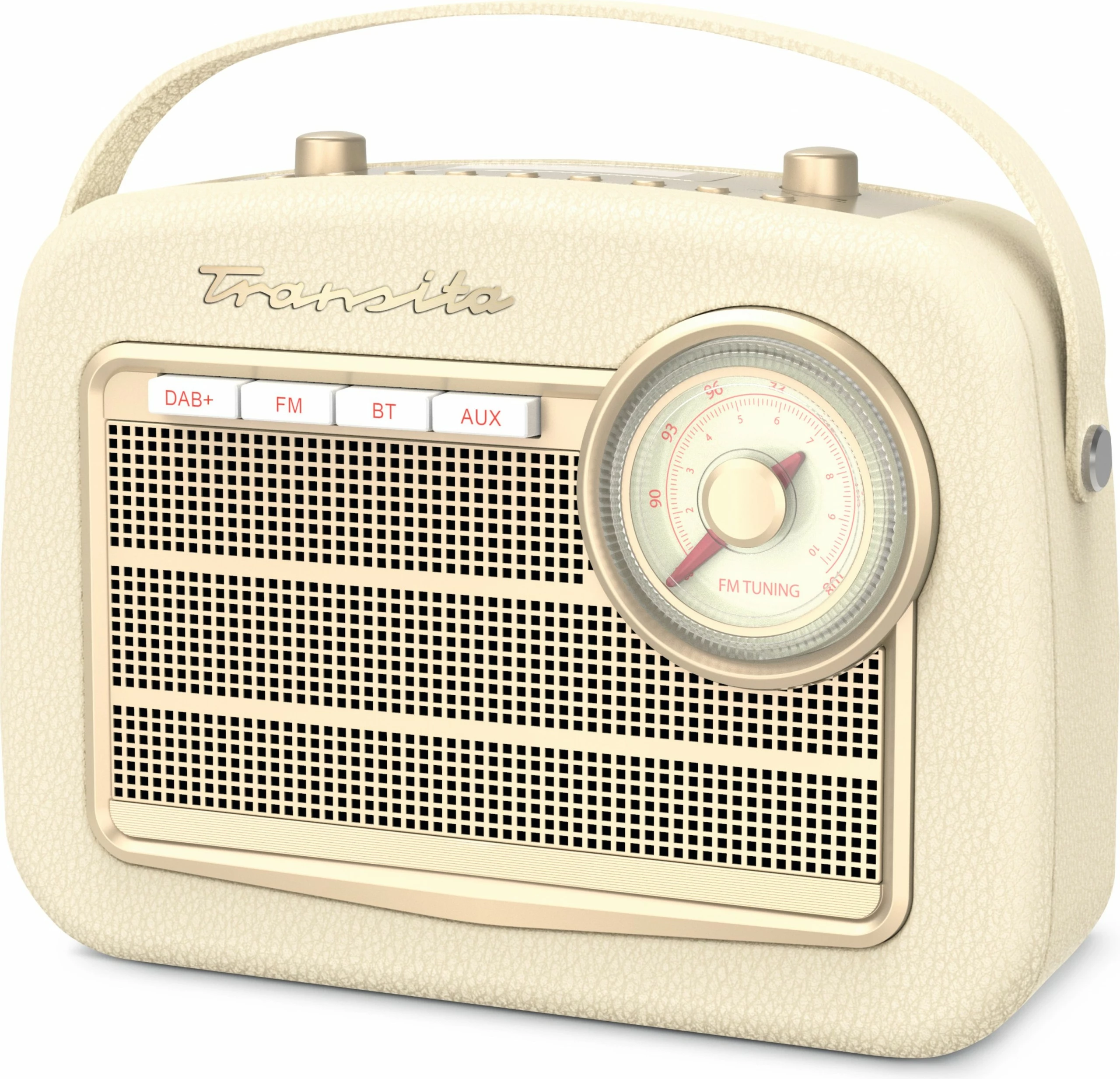 Retro radio DAB+ FM Bluetooth AUX, TechniSat Transita 130, bež