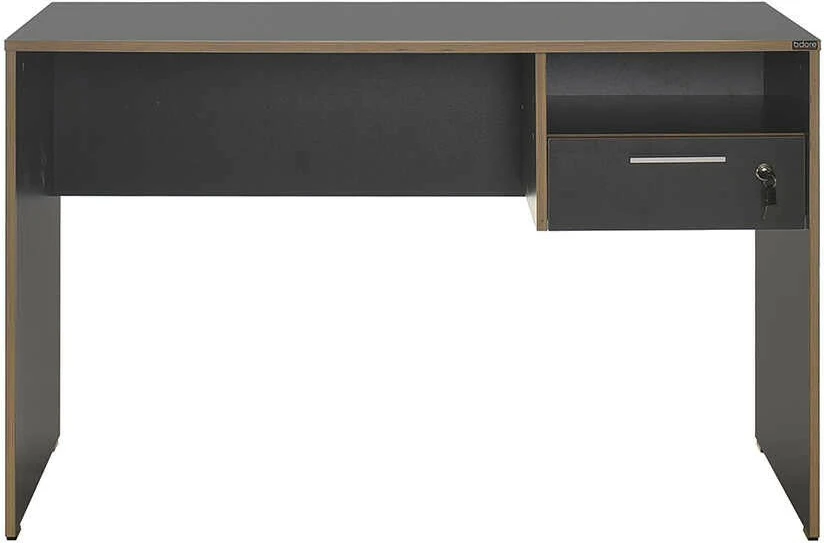 Delovna miza anthracite in hrast, Hanah Home Cms-510-Ax-1