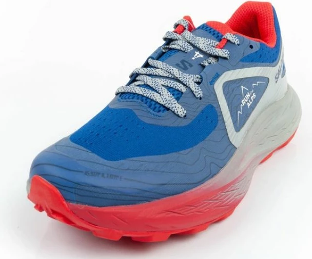 Tekstilne tekaške superge Salomon Glide Max TR Run The Alps, modre, za moške in ženske