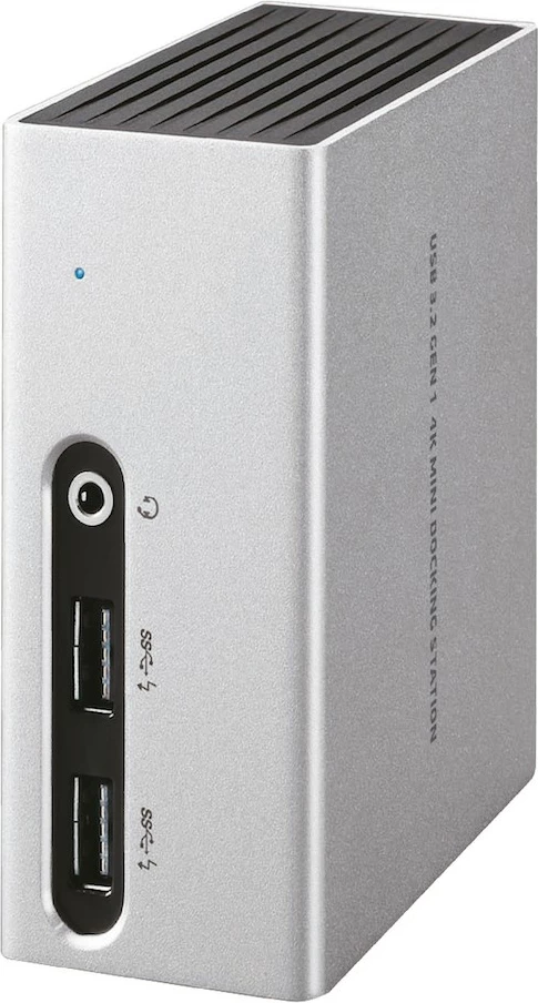 Docking station z dolgimi 4K, 4x USB3, HDMI, DVI, LAN, alumin argint/črn Club3D