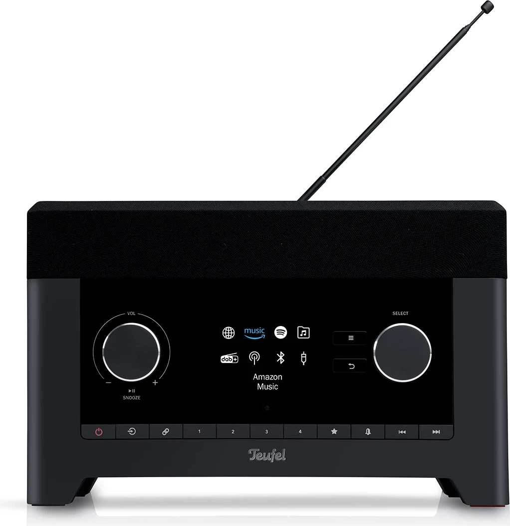 DAB+ radio Teufel RADIO 3SIXTY, črn