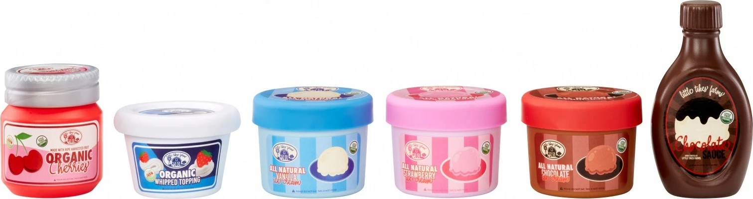 Igralni set za sladoled Little Tikes Creative Chefs, 17 dodatkov, večbarven