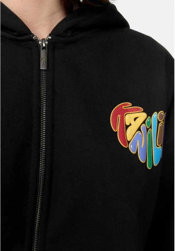 Duks z zadrgo Woven Signature Kani Life OS, Karl Kani, črn, uniseks