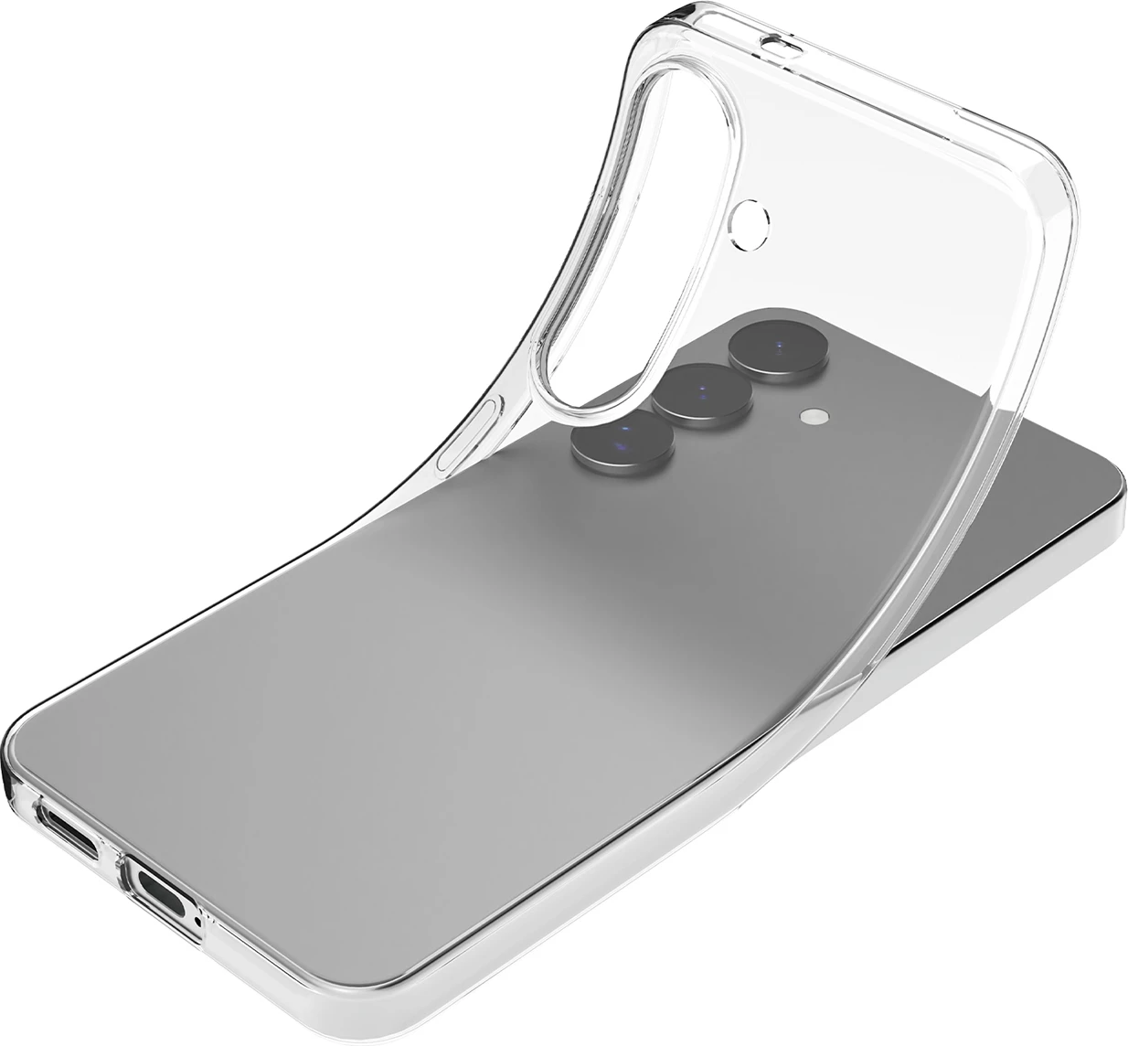 Silikonski ovitek Puro 03 Nude za Samsung Galaxy S25, prozoren