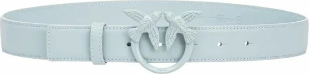 Usnjen ženski pas Pinko, moder