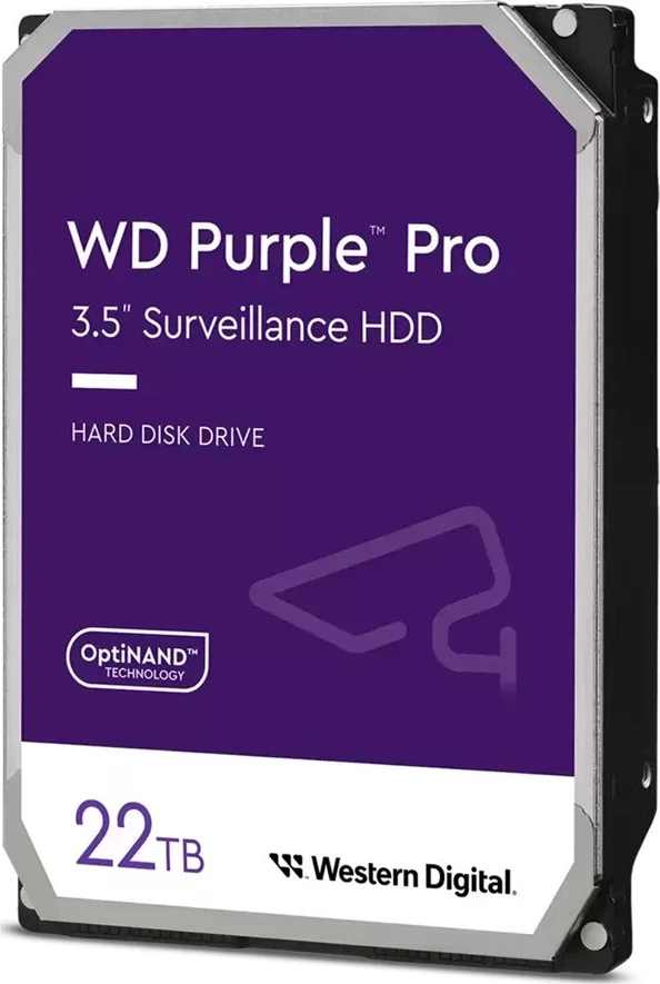 Trdi disk za nadzor 22TB WD Purple Pro, Serial ATA III