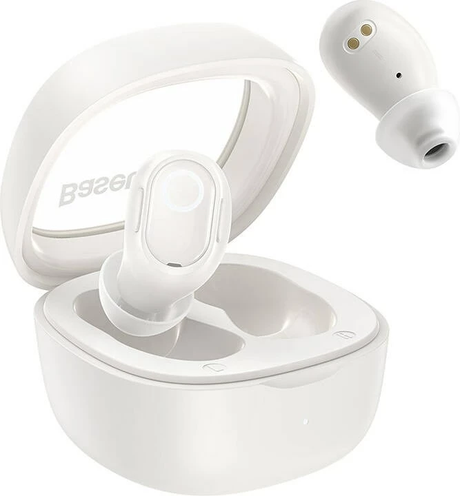 Brezžične slušalke Bowie WM02, Baseus, True Wireless, bele