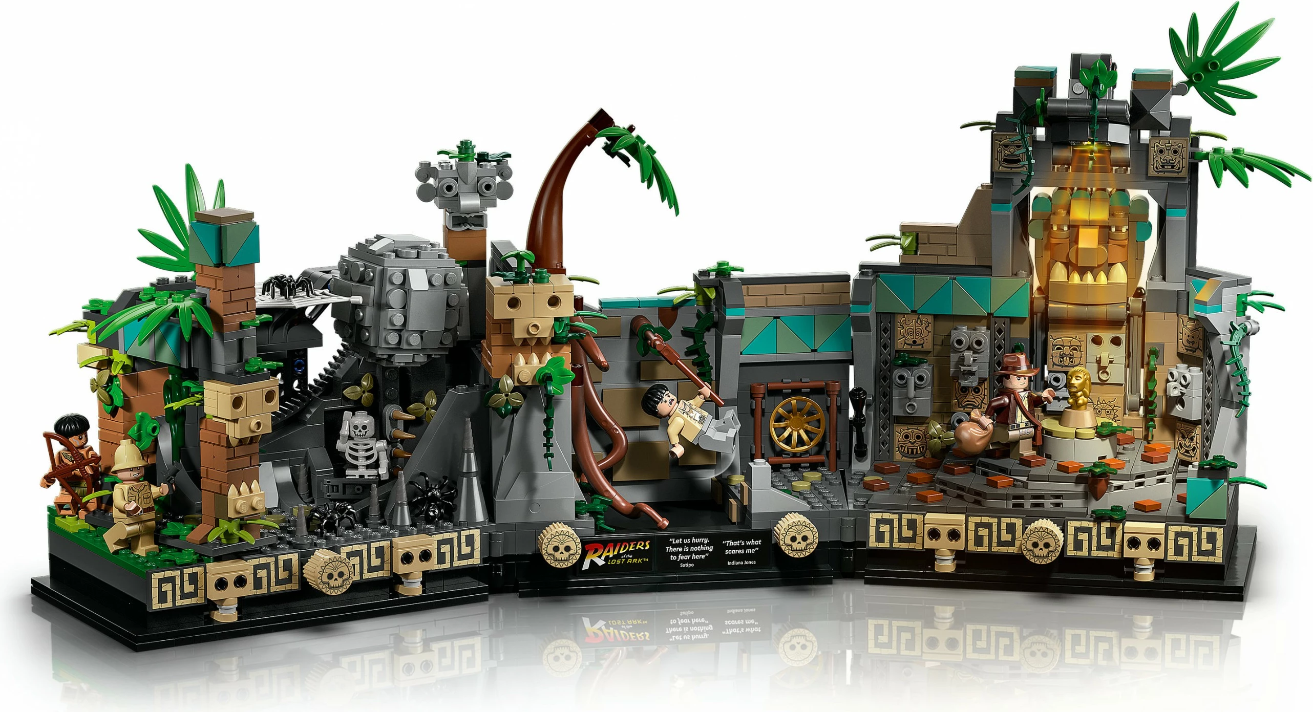 Set gradnje Indiana Jones Temple of the Golden Idol LEGO 77015, 1545 kosov, večbarven