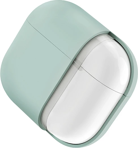 Zaščitni etui Lino UNIQ za AirPods Pro 2, silikon, mint, z trakom
