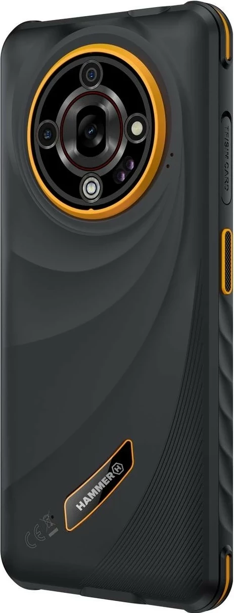 Robusten pametni telefon Hammer Iron 6 5G, 6/128 GB, oranžen