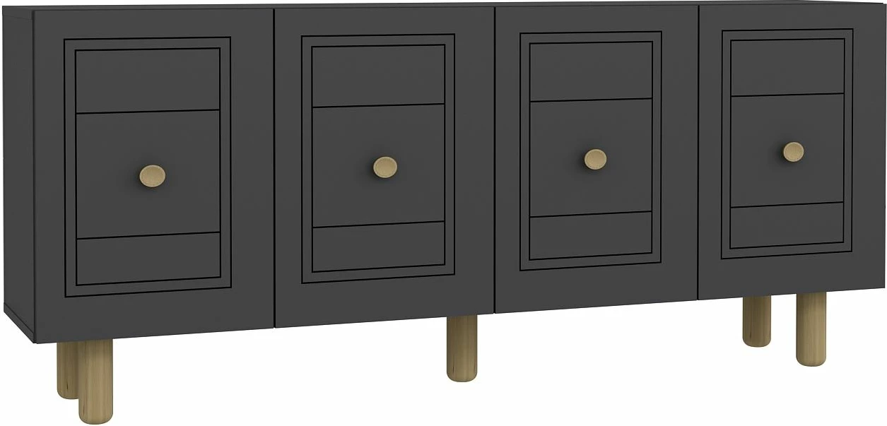 Konzola Dario Bohem, antracit - Skye Decor