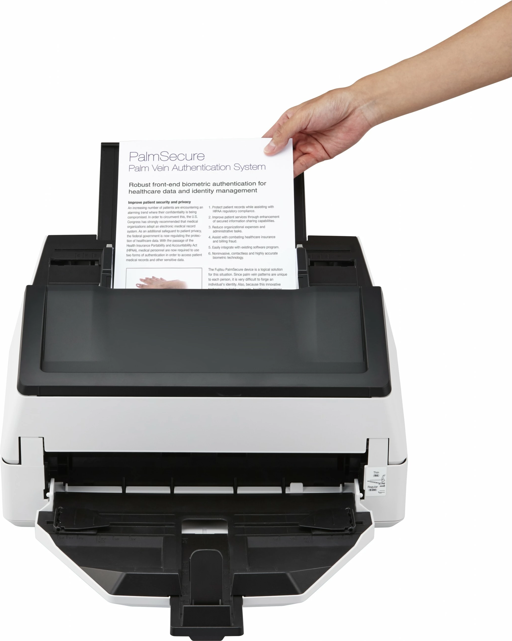 Skaner dokumentov z ADF za 300 listov Ricoh fi-7600, A3, bel/črn