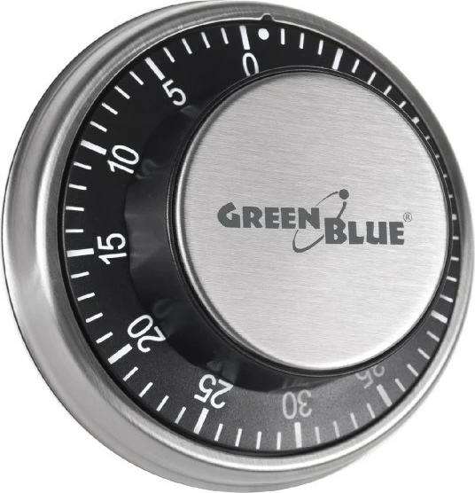 Mehanski timer GreenBlue 51348, srebrn