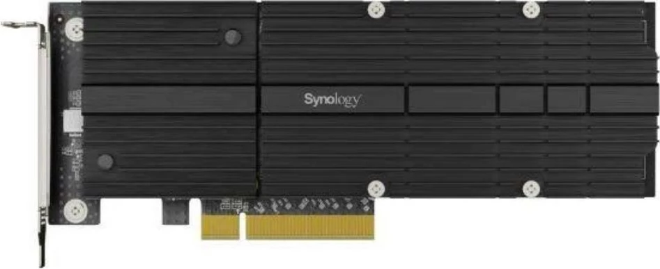 Razširitvena kartica za SSD M.2 NVMe, Synology M2D20, PCIe 3.0 x8, črna