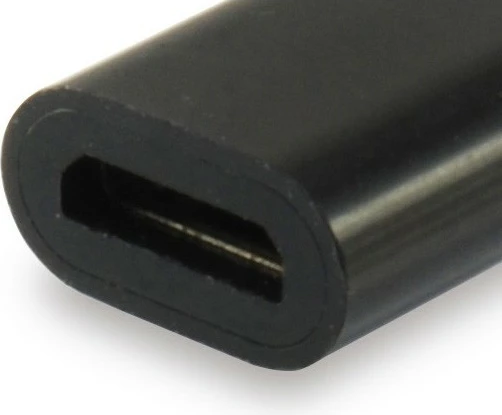 Adapter USB Type-C v Micro USB, Equip, črn