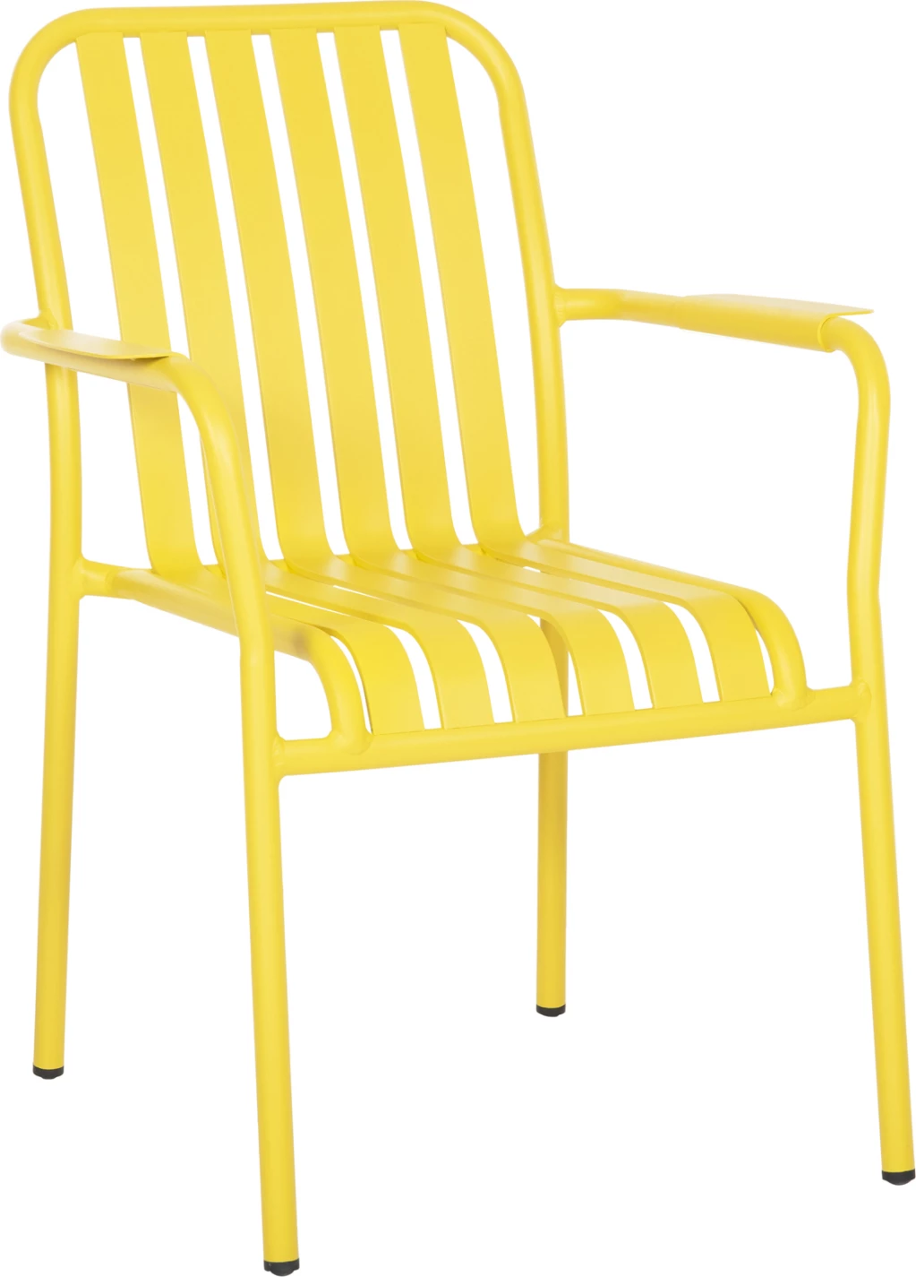 Aluminijasti naslanjač RACHEL FH6088.06 rumen 63x58x85H cm