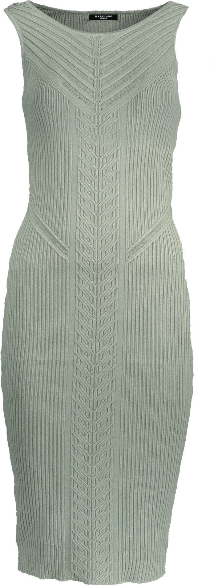 Kratka obleka GUESS MARCIANO, ženska, zelena