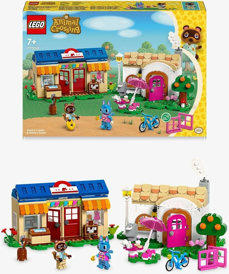 Set gradnje Animal Crossing LEGO 77050, 535 delov, večbarven