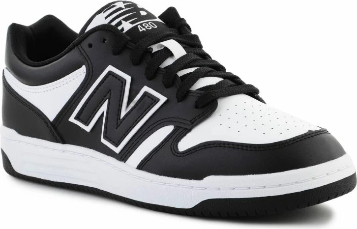 Superge, New Balance M BB480LBA, bele in črne