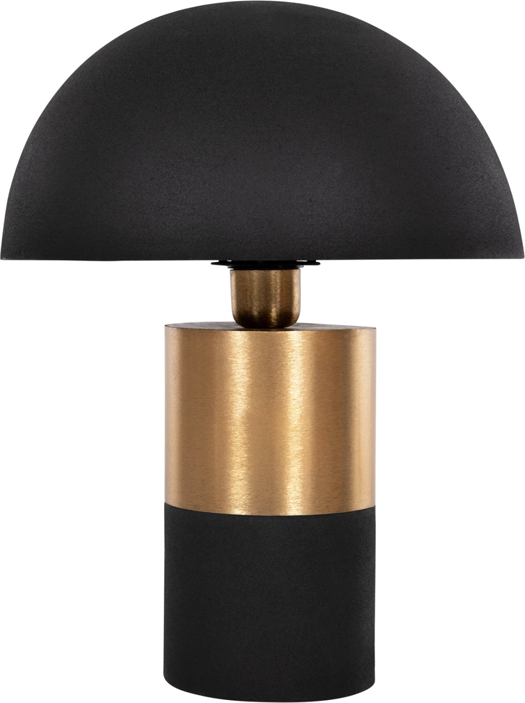 Namizna svetilka PUNE FH4253.04 kovinska v črno-zlati barvi Φ31x41.5Hcm