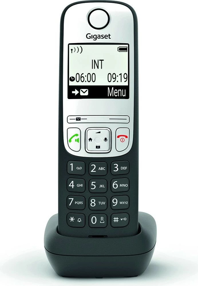 Brezžični telefon Gigaset A690HX, 2" , 150 stikov, zvočnik, črno/srebrn