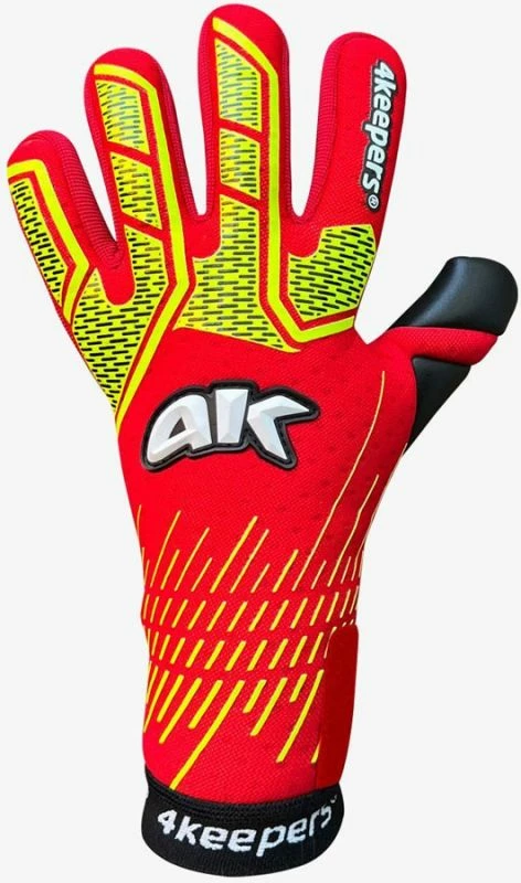 Dres za vratarja za otroke, 4keepers, rdeče- rumene