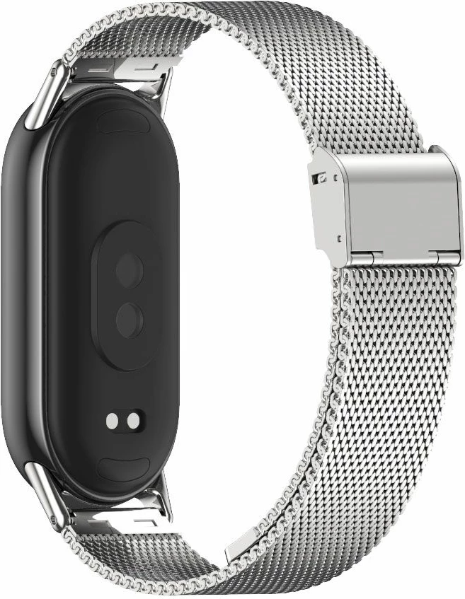 Milanese pašček za pametno zapestnico Tech-Protect za Xiaomi Smart Band 8 / 8 NFC, srebrn