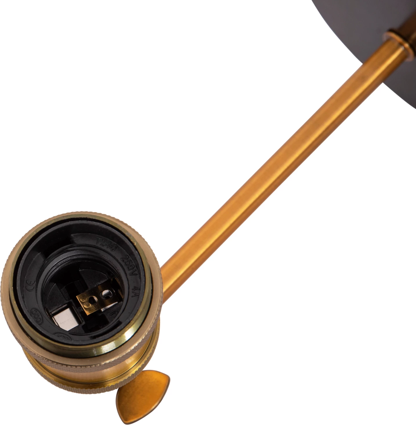 Stenska svetilka RESTON FH4467 kovinska osnova-aluminijasto grlo žarnice 10x10x26Hcm