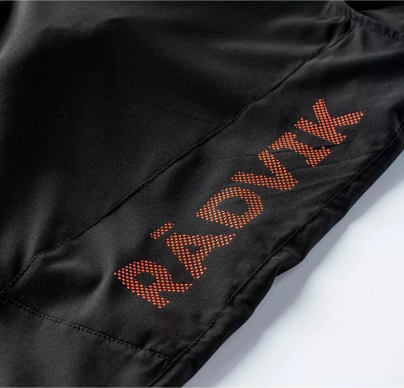 Kratke kolesarske hlače Radvik za moške, črne