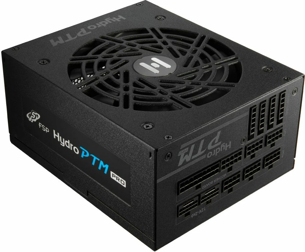 Napajalnik 1650 W FSP Hydro PTM PRO, ATX 3.0, 80 PLUS Platinum, popolnoma modularen, črn