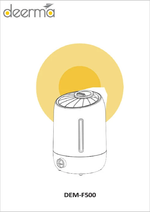 Ultrazvočni vlažilec zraka, Deerma F500, 5 L, bel