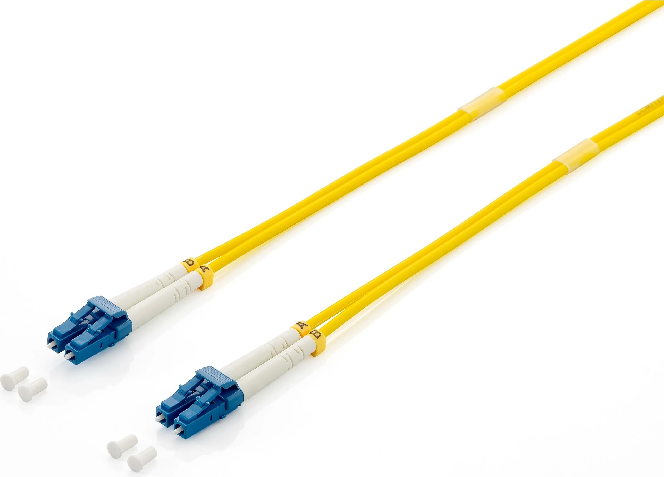 Optični kabel LC/LC Equip, OS2, 10 m, rumen
