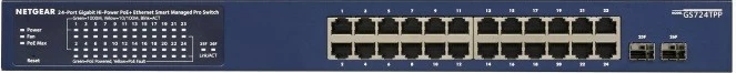 Upravljiv gigabitni switch 24xGE PoE+ Netgear GS724TP-300EUS, 2xSFP, za rack
