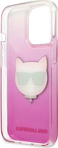 Hardcase za iPhone 13 Pro Max, Karl Lagerfeld KLHCP13XCTRP, rožnata