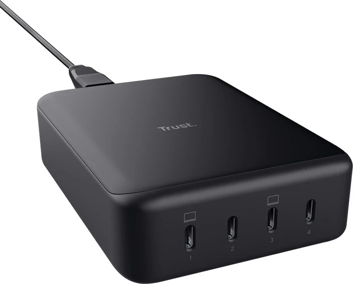 Hitri AC polnilec 240 W, črn - Trust Maxo