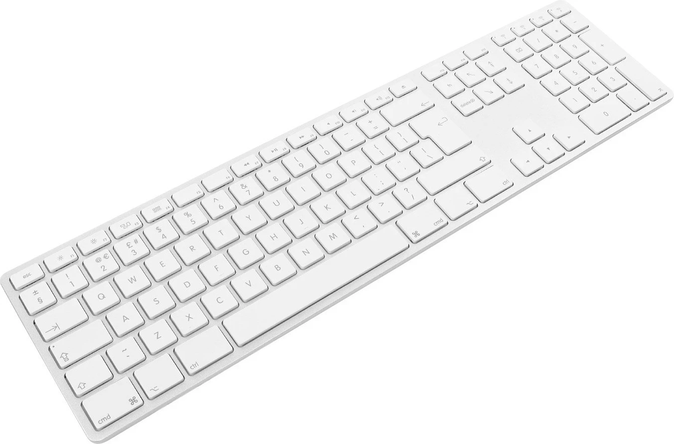 Brezžična tipkovnica Matias, srebrna