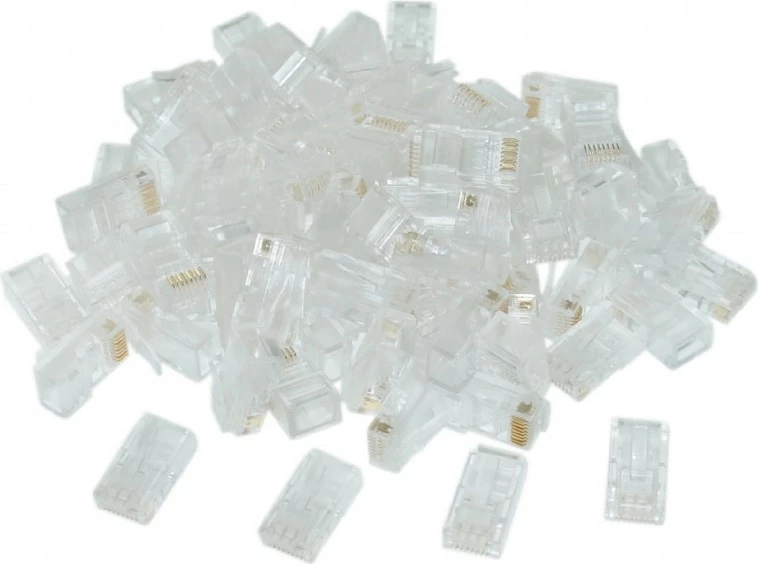 Plug za omrežje za Cat6, Gembird LC-8P8C-002/100, RJ-45, komplet 100 kosov