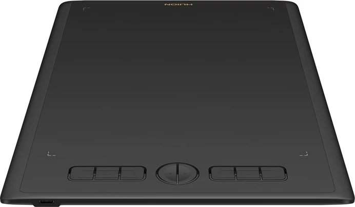 Grafični tablet Huion H610X, 10 x 6,25 in, 8 programabilnih gumbov, črn