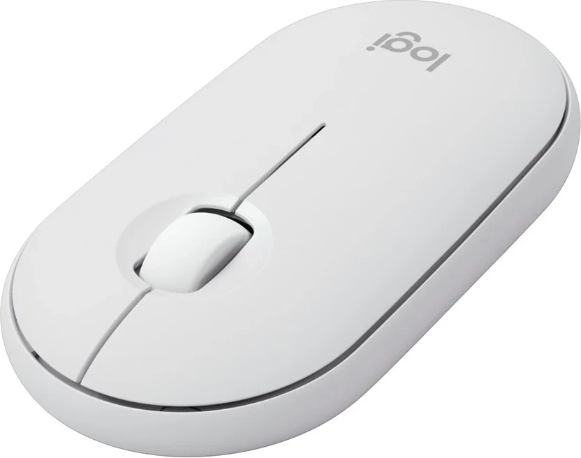 Brezžični ambidekstralni miš, 4000 DPI, bel – Logitech 910-007013