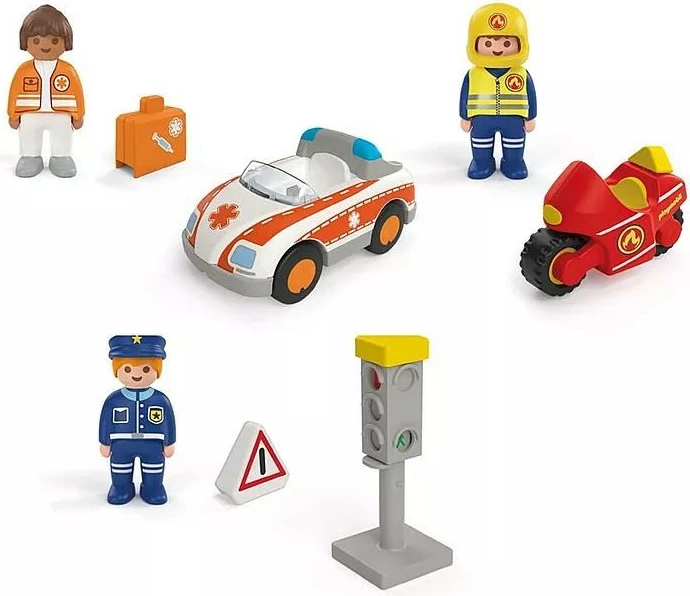 Set figuric Everyday Heroes, Playmobil Junior 71692, 8 kosov
